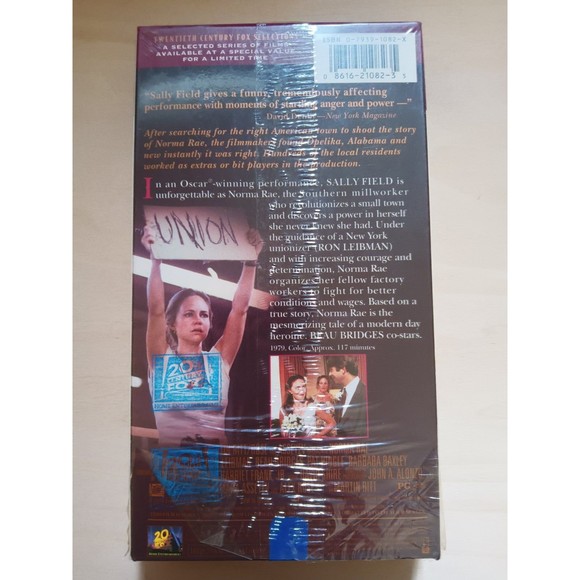 Norma Rae VHS - Picture 2 of 2